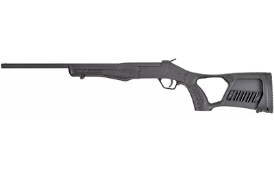 ROSSI SSP1BK TUFFY SINGLE SHOT YOUTH 410 GAUGE BREAK OPEN 3" 1RD 18.50" MATTE BLACK BARREL, MATTE BLACK STEEL RECEIVER, BLACK SYNTHETIC THUMBHOLE STOCK W/SHELL HOLDER, RIGHT HAND