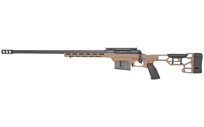 SAVAGE ARMS 57696 110 PRECISION 6.5 CREEDMOOR 10+1 24", MATTE BLACK REC/BARREL, FLAT DARK EARTH CERAKOTE MDT LSS XL CHASSIS, POLYMER GRIP, LEFT HAND