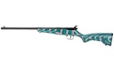 SAVAGE ARMS 13802 RASCAL MINIMALIST YOUTH 22 LR 1RD 16.12" MATTE BLACK THREADED BARREL, SATIN BLACK CARBON STEEL RECEIVER, GRAY & TEAL HYBRID BOYD'S MINIMALIST LAMINATE STOCK, RIGHT HAND