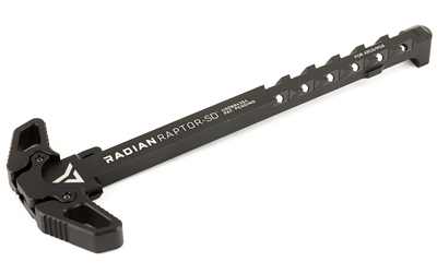 RADIAN WEAPONS R0006 RAPTOR SD AMBI CHARGING HANDLE, BLACK, GAS PORTED SHAFT, FITS MIL-SPEC AR-15/M16 PLATFORM