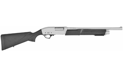 TRISTAR 23164 COBRA III MARINE PUMP 12 GAUGE 18.50" 5+1 3" SILVER REC/BARREL BLACK SYNTHETIC STOCK RIGHT HAND (FULL SIZE) INCLUDES 1 MOBILCHOKE