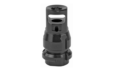 DEAD AIR DA109 KEYMOUNT MUZZLE BRAKE BLACK WITH 1/2"-28 TPI THREADS & 2.60" OAL FOR SANDMAN SERIES, KEYMO EQUIPPED NOMAD-30 & PRIMAL SUPPRESSORS