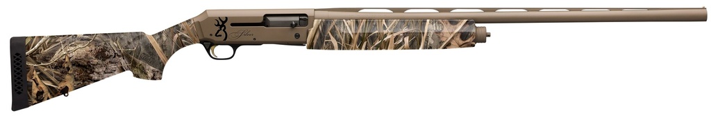 BROWNING 011428205 SILVER FIELD 12 GAUGE 3.5" 4+1 26" BARREL, FLAT DARK EARTH CERAKOTE METAL FINISH, MOSSY OAK SHADOW GRASS HABITAT SYNTHETIC STOCK