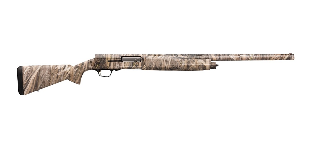 BROWNING 0118992004 A5  12 GAUGE 28" BARREL 3.5" 4+1 FULL COVERAGE MOSSY OAK SHADOW GRASS HABITAT, TEXTURED SYNTHETIC STOCK WITH CLOSED RADIUS PISTOL GRIP