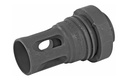 YANKEE HILL 431528A MINI QD FLASH HIDER BLACK PHOSPHATE STEEL WITH 1/2"-28 TPI THREADS & 2.13" OAL FOR 5.56X45MM NATO AR-PLATFORM