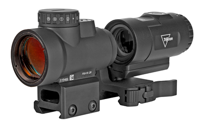 TRIJICON 2200057 MRO HD MATTE BLACK 1X/3X 25 MM 2 MOA RED DOT/68 MOA CIRCLE MULTI RETICLE MAGNIFIER