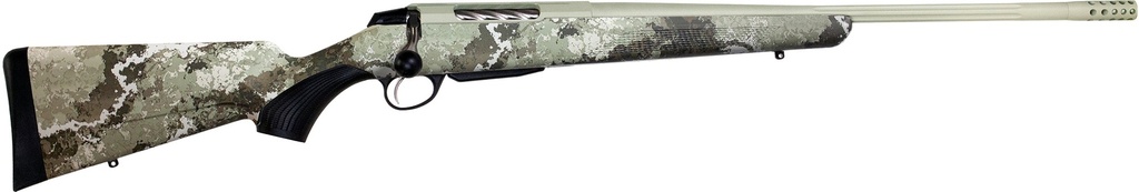 TIKKA JRTXVA370 T3X LITE 7MM REM 3+1 24.30" STAINLESS FLUTED THREADED BARREL, DRILLED & TAPPED STEEL RECEIVER, VEIL ALPINE FIXED SYNTHETIC STOCK, BLACK INTERCHANGEABLE BACKSTRAP GRIP