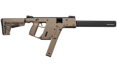KRISS USA KV45CFD20 VECTOR CRB G2 45 ACP 30+1 16" BLACK NITRIDE THREADED BARREL, FLAT DARK EARTH PICATINNY RAIL ALUMINUM RECEIVER, FDE SYNTHETIC 6 POSITION STOCK & POLYMER GRIP