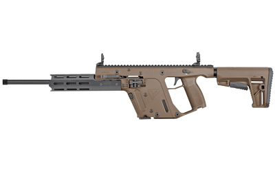 KRISS USA KV22CFD00 VECTOR 22 GEN II CRB FULL SIZE 22 LR 10+1 16" BLACK CHROME MOLY BARREL FLAT DARK EARTH CERAKOTE ALUMINUM RECEIVER FLAT DARK EARTH 6 POSITION STOCK RIGHT HAND