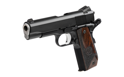 DAN WESSON 01829 GUARDIAN  45 ACP 8+1 4.25" STAINLESS STEEL BARREL, BLACK DUTY SERRATED STAINLESS STEEL SLIDE, BLACK ALUMINUM FRAME W/BEAVERTAIL, WOOD GRIP, AMBIDEXTROUS