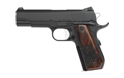 DAN WESSON 01828 GUARDIAN  9MM LUGER 9+1 4.25" STAINLESS STEEL BARREL, BLACK DUTY SERRATED STAINLESS STEEL SLIDE, BLACK ALUMINUM FRAME W/BEAVERTAIL, WOOD GRIP, AMBIDEXTROUS