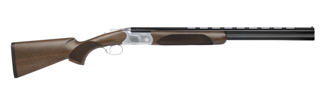 CZ-USA 06478 REDHEAD PREMIER  16 GAUGE 2.75" 2RD 28" GLOSS BLACK CHROME BARREL, SILVER SATIN CHROME METAL FINISH, WALNUT STOCK INCLUDES IC & M CHOKES