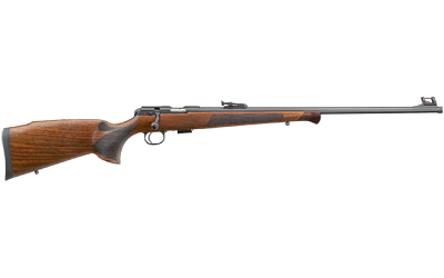 CZ-USA 02371 CZ 457 PREMIUM FULL SIZE 22 LR 5+1 24.80" BLACK NITRIDE BLACK NITRIDE STEEL RECEIVER TURKISH WALNUT MONTE CARLO W/DECORATIVE FOREND TIP STOCK RIGHT HAND