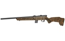 SAVAGE ARMS 91937 93 MINIMALIST FULL SIZE 22 WMR 10+1 18" MATTE BLACK THREADED BARREL, MATTE BLACK DRILLED & TAPPED CARBON STEEL RECEIVER, NATURAL BROWN BOYD'S MINIMALIST LAMINATE STOCK, RIGHT HAND