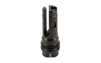 RUGGED SUPPRESSOR FH004 R3L FLASH MITIGATION SYSTEM BLACK WITH 5/8"-24 TPI THREADS & 2.15" OAL FOR 7.62MM FN SCAR17