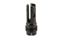 RUGGED SUPPRESSOR FH004 R3L FLASH MITIGATION SYSTEM BLACK WITH 5/8"-24 TPI THREADS & 2.15" OAL FOR 7.62MM FN SCAR17