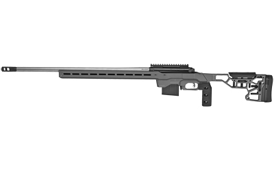SAVAGE ARMS 57558 110 ELITE PRECISION 6MM CREEDMOOR 10+1 26" MATTE STAINLESS, MATTE BLACK REC, GRAY CERAKOTE ADJUSTABLE MDT ACC ALUMINUM CHASSIS STOCK (MB NOT INCLUDED)
