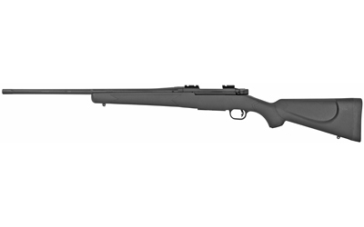 MOSSBERG 28085 PATRIOT  FULL SIZE 350 LEGEND 4+1 22" MATTE BLUED FLUTED BARREL, DRILLED & TAPPED MATTE BLUED STAINLESS STEEL RECEIVER, BLACK FIXED SYNTHETIC STOCK, RIGHT HAND
