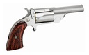 NORTH AMERICAN ARMS 22MR RANGER II  22 WMR 5 SHOT 1.63" SATIN STAINLESS STEEL BARREL & FRAME, STAINLESS CYLINDER, ROSEWOOD BIRDSHEAD GRIP, EXPOSED HAMMER