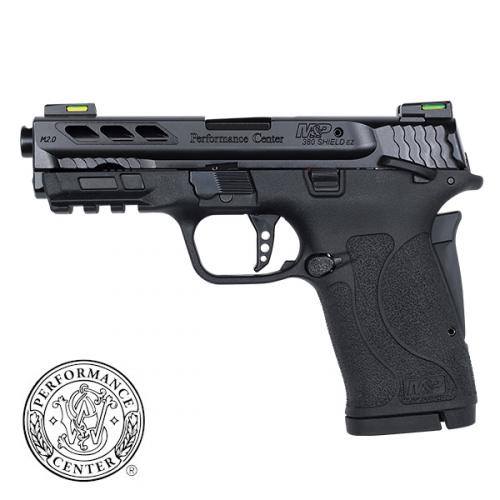 SMITH & WESSON 12717 PERFORMANCE CENTER M&P SHIELD EZ M2.0 380 ACP 3.80" 8+1 BLACK BLACK ARMORNITE STAINLESS STEEL SLIDE BLACK POLYMER GRIP