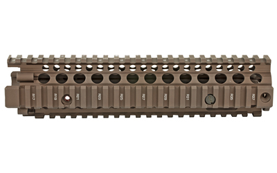 DANIEL DEFENSE 0100408020011 MK18 RIS II HANDGUARD 9.55" 2-PIECE, FREE-FLOATING STYLE MADE OF 6061-T6 ALUMINUM WITH FLAT DARK EARTH ANODIZED FINISH & PICATINNY RAIL FOR AR-15