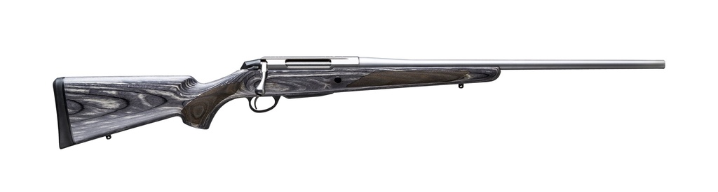 TIKKA JRTXG34022MT T3X LAMINATED FULL SIZE 270 WSM 3+1 22.40" STAINLESS THREADED BARREL, STAINLESS STEEL DRILLED & TAPPED RECEIVER, OIL GRAY FIXED LAMINATE STOCK, RIGHT HAND