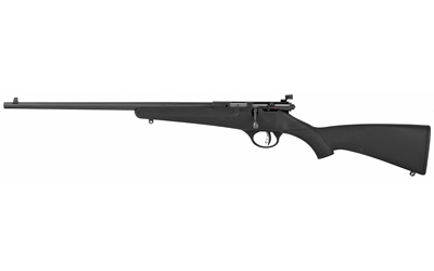 SAVAGE ARMS 13843 RASCAL  YOUTH 22 LR 1RD 16.13" MATTE BLACK SPORTER BARREL, MATTE BLACK CARBON STEEL RECEIVER, BLACK FIXED SYNTHETIC STOCK, LEFT HAND