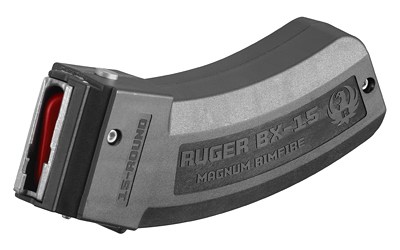 RUGER 90585 BX-15  15RD MAGAZINE FITS RUGER AMERICAN RIMFIRE/77 17 HMR/22WMR BX-15 BLACK