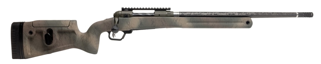 SAVAGE ARMS 58164 110 PRO PURSUIT 7MM PRC 3+1 20" OLIVE DARK GREEN CERAKOTE EARTH-TONE CAMO/BLACK WEB RIGHT HAND