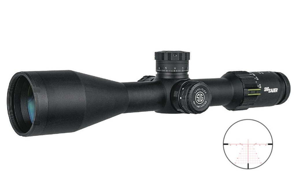 SIG SAUER ELECTRO-OPTICS SOT65113 TANGO6  BLACK ANODIZED 5-30X56MM 34MM TUBE ILLUMINATED MOA DEV-L RETICLE