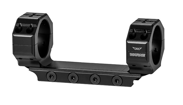 WARNE 7821M PRECISION MOUNT SCOPE MOUNT/RING COMBO BLACK ANODIZED 34MM 0 MOA