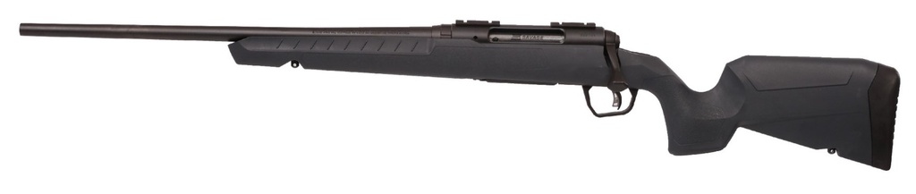 SAVAGE ARMS 32144 AXIS 2 COMPACT 7MM-08 REM 4+1 20" MATTE BLACK HEAVY SPORTER BARREL, MATTE BLACK DRILLED & TAPPED CARBON STEEL RECEIVER, FIXED MATTE GRAY SYNTHETIC STOCK, LEFT HAND