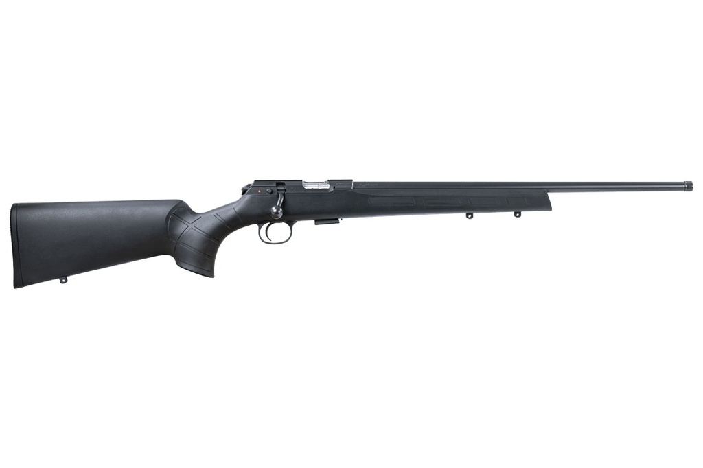 CZ-USA 02314 CZ 457 AMERICAN SR FULL SIZE 22 WMR 5+1 20" BLACK NITRIDE STEEL THREADED BARREL BLACK NITRIDE STEEL RECEIVER BLACK FIXED AMERICAN STYLE STOCK RIGHT HAND