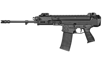 CZ-USA 91452 BREN 2 MS  5.56X45MM NATO CALIBER WITH 14.17" BARREL, 30+1 CAPACITY, OVERALL BLACK FINISH, CARBON FIBER RECEIVER, AMBI MAG RELEASE, STIPPLED BLACK POLYMER GRIP RIGHT HAND