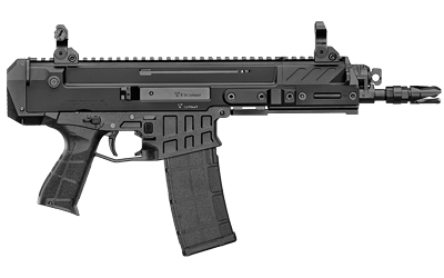 CZ-USA 91450 BREN 2 MS  5.56X45MM NATO 30+1 8.26" BLACK COLD HAMMER FORGED BARREL & FRAME, BLACK STIPPLED POLYMER GRIPS RIGHT HAND