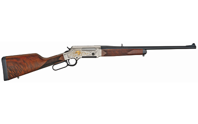 HENRY H014WL308 LONG RANGER WILDLIFE FULL SIZE 308 WIN 4+1 20" BLUED STEEL BARREL, ENGRAVED NICKEL-PLATED W/24K GOLD INLAY STEEL RECEIVER, AMERICAN WALNUT STOCK RIGHT HAND