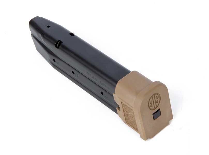 SIG SAUER MAGMODF921COY P320  21RD 9MM LUGER EXTENDED FOR SIG P320/M17/M18 BLACK COYOTE STEEL