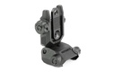 KRISS USA DAPRSBL00 DEFIANCE REAR FLIP-UP BLACK AR-15 LOW PROFILE POLYMER