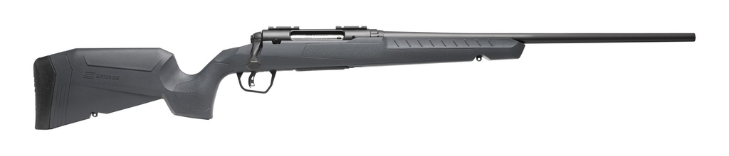 SAVAGE ARMS 32126 AXIS 2 COMPACT 400 LEGEND 4+1 20" MATTE BLACK HEAVY SPORTER BARREL, MATTE BLACK DRILLED & TAPPED CARBON STEEL RECEIVER, FIXED GRAY SYNTHETIC STOCK, LEFT HAND