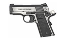 COLT MFG O7080CE COMBAT ELITE COMMANDER COMPACT FRAME .45 ACP 8+1, 3" STAINLESS STEEL BARREL, TWO-TONE SERRATED STAINLESS STEEL SLIDE & FRAME W/BEAVERTAIL, BLACK SCALLOPED G10 GRIP, AMBIDEXTROUS