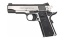COLT MFG O4080CE COMBAT ELITE COMMANDER 45 ACP 8+1 4.25" STAINLESS STEEL BARREL, TWO-TONE SERRATED STAINLESS STEEL SLIDE & FRAME W/BEAVERTAIL, BLACK SCALLOPED G10 GRIP, AMBIDEXTROUS