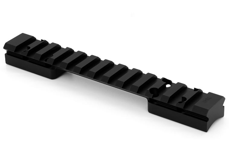 WARNE 7676M MOUNTAIN TECH TACTICAL RAIL BLACK ANODIZED ALUMINUM WINCHESTER MODEL 70/MARLIN XL-7 LONG ACTION, 0 MOA