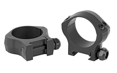 WARNE 7220M SCOPE RINGS MOUNTAIN TECH MATTE BLACK 34MM LOW 0 MOA