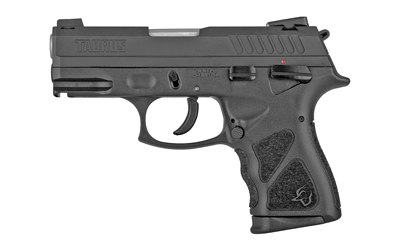 TAURUS 1TH9C031 THC  COMPACT 9MM LUGER 17+1 3.54" MATTE STAINLESS STEEL BARREL, MATTE BLACK SERRATED SLIDE, BLACK POLYMER FRAME W/PICATINNY RAIL, BLACK FINGER GROOVED POLYMER GRIP RIGHT HAND
