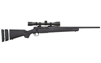 MOSSBERG 27867 PATRIOT SUPER BANTAM 308 WIN CALIBER WITH 5+1 CAPACITY, 20" FLUTED BARREL, MATTE BLUED METAL FINISH & BLACK SYNTHETIC STOCK RIGHT HAND (YOUTH) INCLUDES 3-9X40MM SCOPE