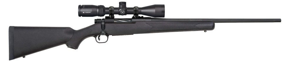 MOSSBERG 27933 PATRIOT  308 WIN CALIBER WITH 5+1 CAPACITY, 22" FLUTED BARREL, MATTE BLUED METAL FINISH & BLACK SYNTHETIC STOCK RIGHT HAND (FULL SIZE) INCLUDES VORTEX CROSSFIRE II 3-6X40MM SCOPE