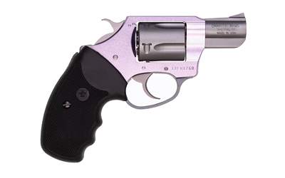 CHARTER ARMS 53840 UNDERCOVER LITE LAVENDER LADY SMALL 38 SPECIAL 5RD 2" STAINLESS STEEL BARREL & CYLINDER, LAVENDER ALUMINUM FRAME, BLACK FINGER GROOVED RUBBER GRIP, EXPOSED HAMMER