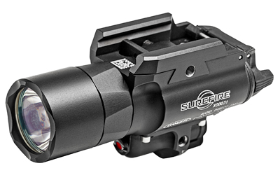 SUREFIRE X400UARD X400U-A-RD ULTRA BLACK ANODIZED 1,000 LUMENS WHITE LED/RED LASER