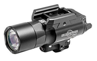 SUREFIRE X400UAGN X400U-A-GN ULTRA BLACK ANODIZED 1,000 LUMENS WHITE LED/GREEN LASER
