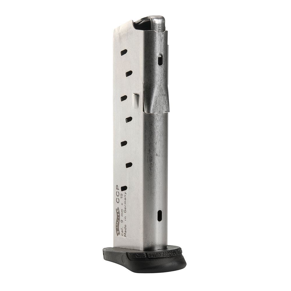WALTHER ARMS 50860002 CCP  8RD 9MM LUGER NICKEL STEEL